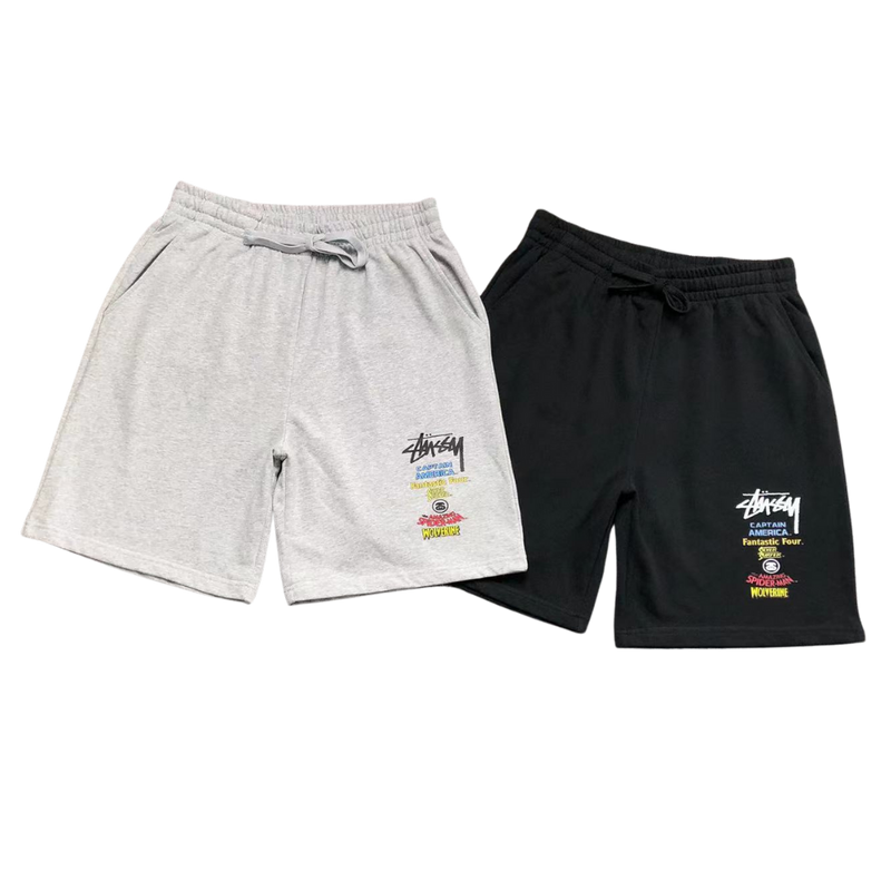 Short Moletom Stussy “Spider-Man“