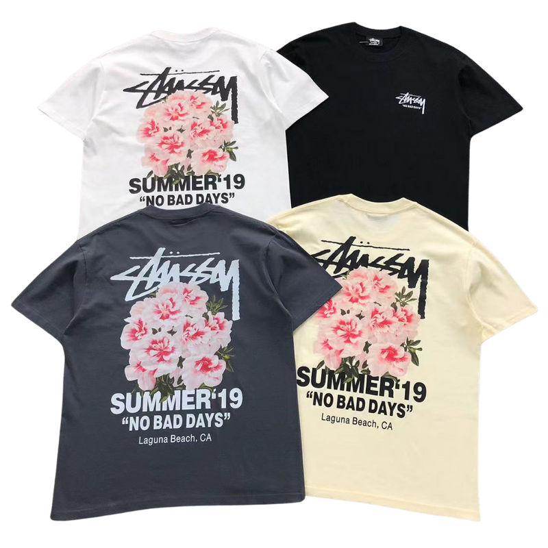 Camiseta Stussy "Flowers"