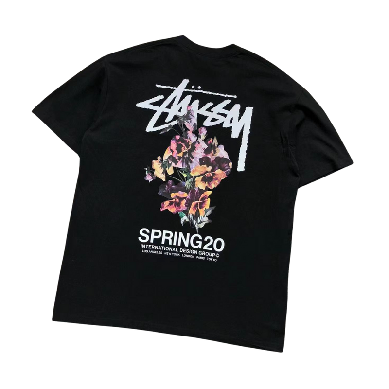 Camiseta Stussy "Flowers 4.0"