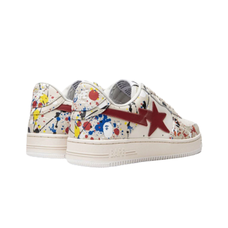 Bape Sta M1 “Paint Splatter - Ivory“